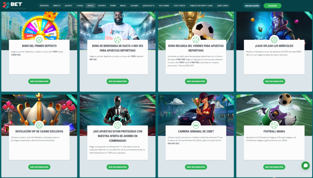 22bet Bono de bienvenida para casino - Scatter Venezuela 22bet Bono de bienvenida para casino