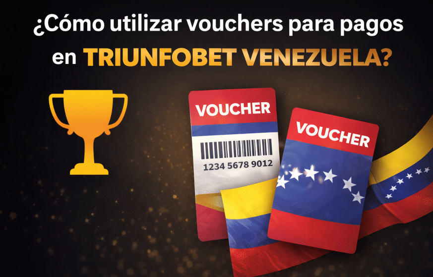 ¿Cómo utilizar vauchers para pagos en Triunfobet Venezuela?
